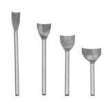 Maxbell 4pcs Round Quarter Leather Craft Strap Belt Walllet End Cutter Punch Tool