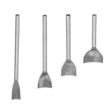 Maxbell 4pcs Round Quarter Leather Craft Strap Belt Walllet End Cutter Punch Tool