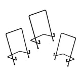 Maxbell 3pcs Metal Display Easel Stand Plate Bowl Picture Photo Display Rack
