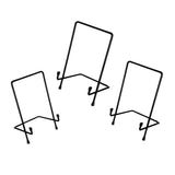 Maxbell 3pcs Metal Display Easel Stand Plate Bowl Picture Photo Display Rack
