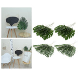 Maxbell 20Pieces Large Artificial Leaf Faux Foliage LeavesMonstera Leaf Palm Leaf