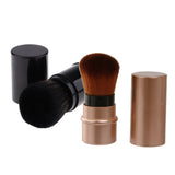 Maxbell Retractable Kabuki Travel Foundation Brush for Blush Bronzer & Powder 2pcs