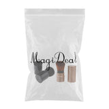 Maxbell Retractable Kabuki Travel Foundation Brush for Blush Bronzer & Powder 2pcs