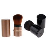 Maxbell Retractable Kabuki Travel Foundation Brush for Blush Bronzer & Powder 2pcs