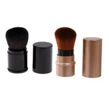 Maxbell Retractable Kabuki Travel Foundation Brush for Blush Bronzer & Powder 2pcs