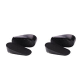 Maxbell 2 Pairs Silicone Height Increase Insoles Elevator Shoes Insole For Men Women