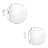 Maxbell 2PCS Wall Hanging Planter Glass Hydroponic Vase Plant Pot Terrarium Ball