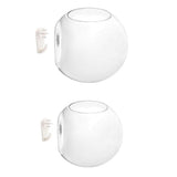Maxbell 2PCS Wall Hanging Planter Glass Hydroponic Vase Plant Pot Terrarium Ball