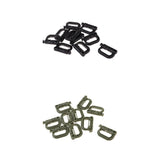 Maxbell 20pcs D-ring Tactical Molle Locking Webbing Buckle Carabiner Climbing Hook