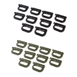 Maxbell 20pcs D-ring Tactical Molle Locking Webbing Buckle Carabiner Climbing Hook
