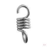 Maxbell 4PCS Extension Spring Suspension Hook Hanger for Garden Swing Chair Hammock