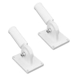 Maxbell 2pcs 180 Deg Adjustable Holder Bracket Metal And Plastic Flag Pole w/ Screws