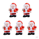 Maxbell 10x Fairy Garden Miniature Craft Micro Landscape Ornament Decor Santa Claus