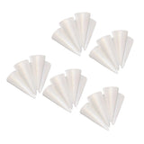 Maxbell 25x White Solid Cone Shaped Polystyrene Styrofoam for DIY Crafts Ornaments