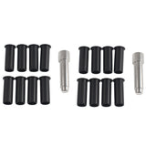 Maxbell 2x Door Hinge Bushing Liners 4 Door Lightweight For Jeep Wrangler JKU 07-18