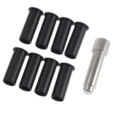 Maxbell 2x Door Hinge Bushing Liners 4 Door Lightweight For Jeep Wrangler JKU 07-18