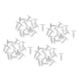 Maxbell 200pcs Nylon Christmas Tree Retainer Clips Fasteners for GM 1595864 1605396