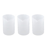 Maxbell 3 Piece 250ml Measuring Cup Silicone Mold DIY Jewelry Scale Resin Glue Tools