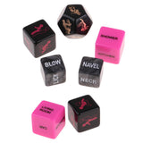 Maxbell 7Pcs Adult Position Glow Dice Love Games Romance Erotic Craps Foreplay Toy