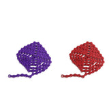 Maxbell 96 Links Bike Single Speed Anti Rust Bicycle Chain 1/2" x 1/8" Red + Purple