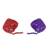 Maxbell 96 Links Bike Single Speed Anti Rust Bicycle Chain 1/2" x 1/8" Red + Purple