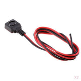 Maxbell 2 Piece Car Security Alarm Reset Switch Emergency Push Button Control