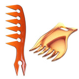 Maxbell 2 Sides Professional Wide Tooth Oily Hair Comb Styling Hair Lift Combs 2pcs