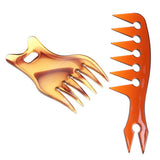 Maxbell 2 Sides Professional Wide Tooth Oily Hair Comb Styling Hair Lift Combs 2pcs