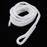Maxbell 4pcs Boat Fender Lines 1/4'' x 5' Bumper Whips Rope Docking White