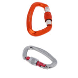 Maxbell 2xScrewgate Carabiner Clip Carabiner Heavy Duty for Climbing Hammock Camping