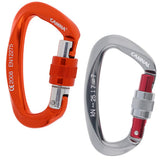 Maxbell 2xScrewgate Carabiner Clip Carabiner Heavy Duty for Climbing Hammock Camping