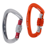 Maxbell 2xScrewgate Carabiner Clip Carabiner Heavy Duty for Climbing Hammock Camping