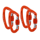 Maxbell 4Screwgate Carabiner Clip Carabiner Heavy Duty for Climbing Hammock Camping