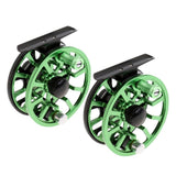Maxbell 2Pieces CNC Machined Aluminum Alloy Fly Fishing Reel Right Left-Handed 3 4WF