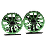 Maxbell 2Pieces CNC Machined Aluminum Alloy Fly Fishing Reel Right Left-Handed 3 4WF