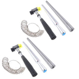 Maxbell Standard 8pcs Jewelry Sizer Mandrel Measurement Tool Adjust Repair Tool Kit