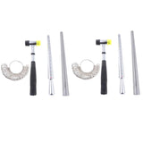 Maxbell Standard 8pcs Jewelry Sizer Mandrel Measurement Tool Adjust Repair Tool Kit