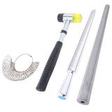 Maxbell Standard 8pcs Jewelry Sizer Mandrel Measurement Tool Adjust Repair Tool Kit