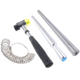 Maxbell Standard 8pcs Jewelry Sizer Mandrel Measurement Tool Adjust Repair Tool Kit