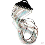 Maxbell 24x Pearl Beaded Eyeglass Cord Reading Glass Eyewear Spectacle Chain Holder
