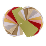 Maxbell 100 Sheets Double Sided Specialty Pearlescent Paper for Making Cards 15x10cm