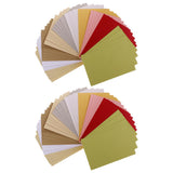 Maxbell 100 Sheets Double Sided Specialty Pearlescent Paper for Making Cards 15x10cm