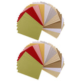 Maxbell 100 Sheets Double Sided Specialty Pearlescent Paper for Making Cards 15x10cm