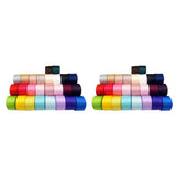 Maxbell 52 Yards Double-faced Satin Ribbon for Gift Wrapping Decorating Crafting