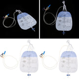 Maxbell 2pcs 1500ml Disposable Clear Urine Urinary Catheter Drainage Bag Anti Reflux