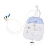 Maxbell 2pcs 1500ml Disposable Clear Urine Urinary Catheter Drainage Bag Anti Reflux