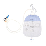Maxbell 2pcs 1500ml Disposable Clear Urine Urinary Catheter Drainage Bag Anti Reflux