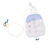 Maxbell 2pcs 1500ml Disposable Clear Urine Urinary Catheter Drainage Bag Anti Reflux