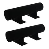 Maxbell 2 Pieces Detachable Headband Hair Hoop Hair Clasp Holder Display Stand Rack