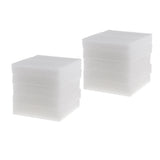 Maxbell 10 Pieces White Foam Needle Felting Pad Mat Wool Felt Accessories 15x20mm